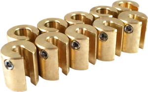 No-mar - Wheel Weight - .75 OZ - 10 Pack - Spoke Wheel Weights - WT-SPK10BR-75